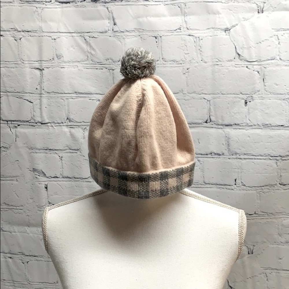 Marc Jacobs Pink & Gray Beanie/Hat